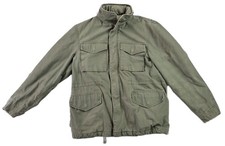 ALPHA INDUSTRIES Men’s L Green M-65 Heritage Lined Field Army Military Jacket