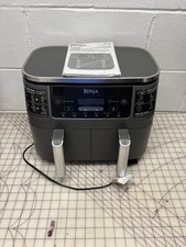 Ninja DZ201 Foodi 8Qt 6-in-1 DualZone Air Fryer Smart Finish