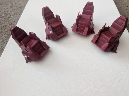 GI Joe Cobra Terror Drome top deck chairs Lot of 4Unbroken Tabs