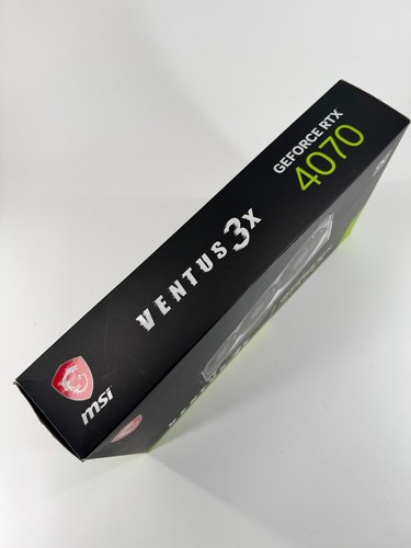 MSI GAMING GeForce RTX 4070 VENTUS 3X 12G OC Graphics Card 2520 MHz NEW - Picture 8 of 9