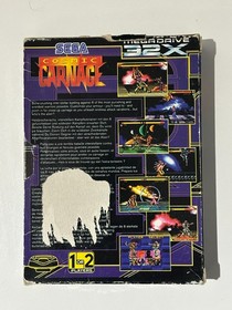 Cosmic Carnage Sega Mega Drive 32X PAL Cartridge Boxed Tested Working