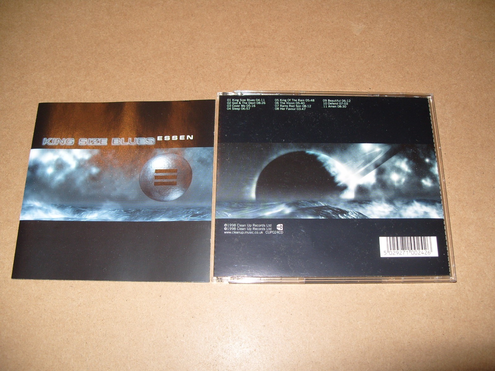King Size Blues by Essen 1998 CD + INLAYS NEAR MINT CONDITION. (C20)
