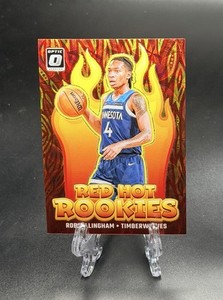 2024 Optic Rob Dillingham RC SP International Gold Red Hot Rookies SP /99 Wolves