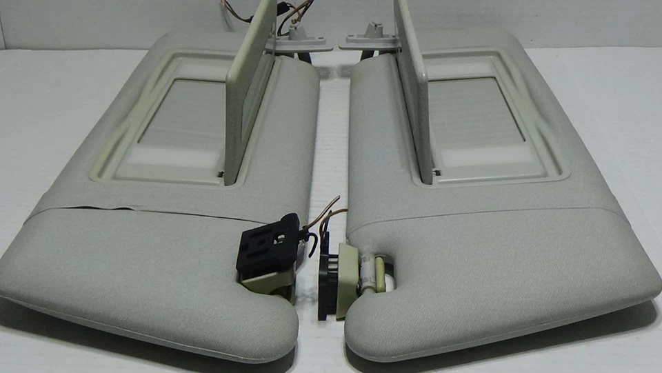 1996-2002 Mercedes Benz W210 E300 E320 Vinyl SUNVISOR Pair Gray — 第 4/4 张图片