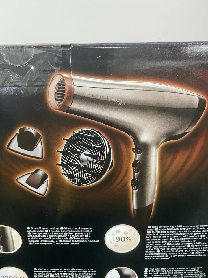 Remington hair Dryer With Ion And Keratin Technology 2200W-AC8002 - Image 4 of 4