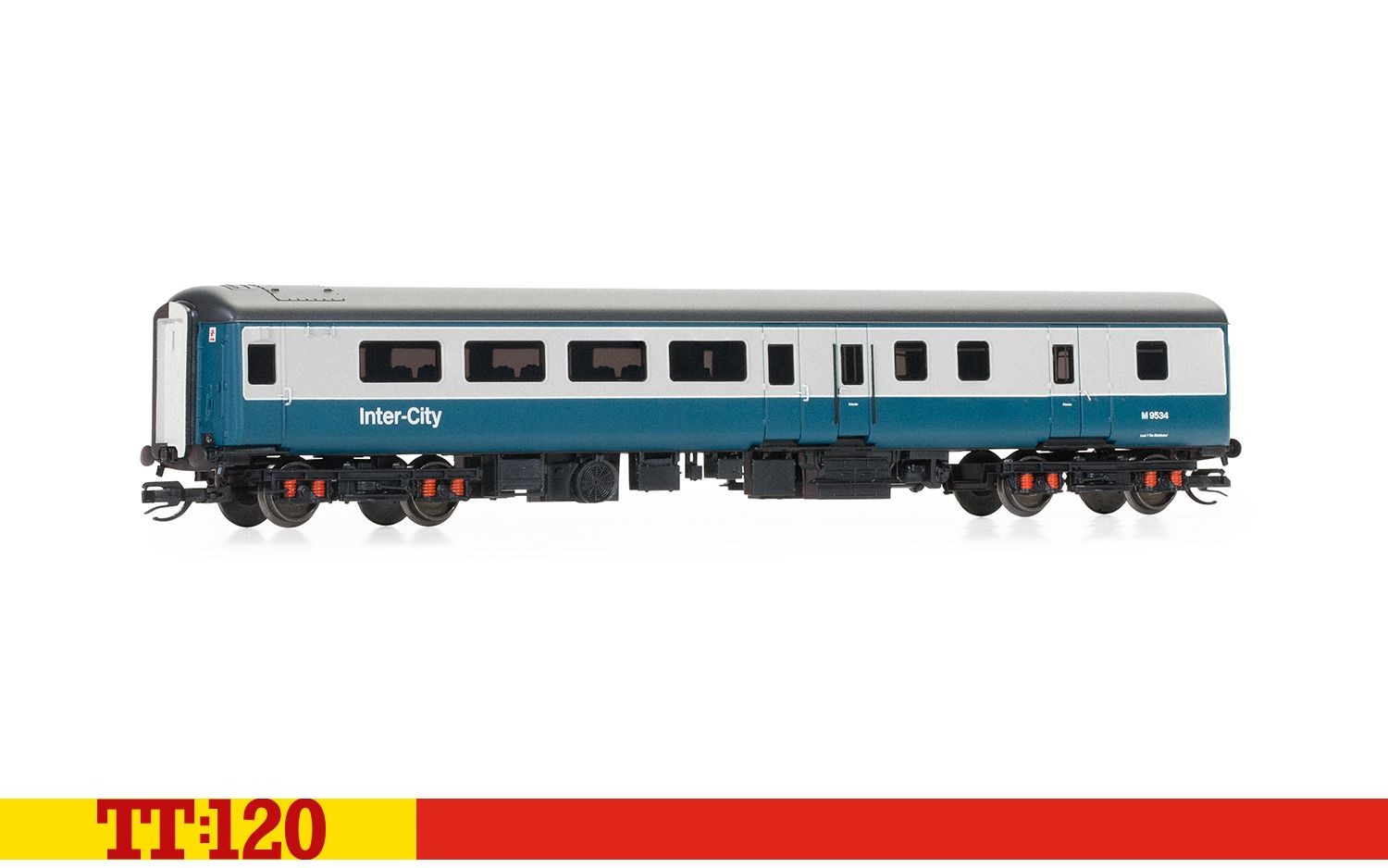 Hornby TT4019 TT Gauge BR Mk2F Brake Standard Open Coach Blue And Grey M9534