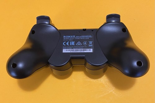 Sony PlayStation 3 Console PS3 Slim Nera Bundle Controller e Cavi Testato - Foto 7 di 12
