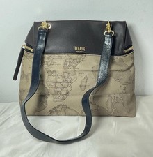 Borsa a tracolla ALVIERO MARTINI 1A Classe Geo Classic rivestita in tela e pelle CE