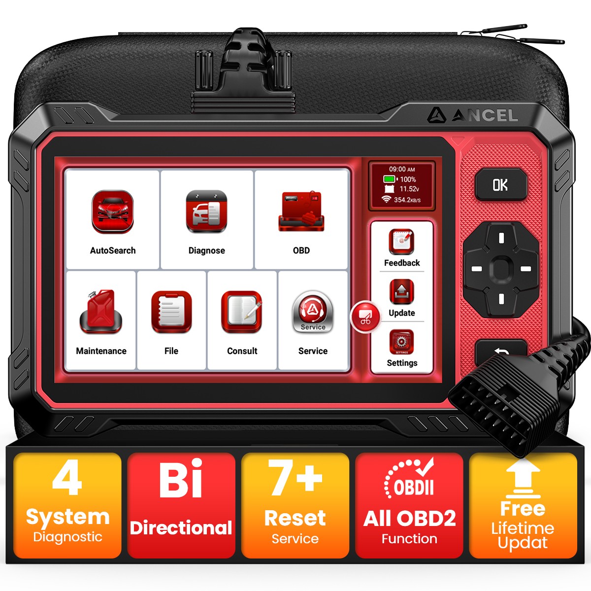 DS400 LITE Bidirectional ABS SRS Car OBD2 Scanner Diagnostic Tool For Porsche