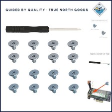 M.2 Screws Kit for SSD Installation, 16 Piece Flat Head Set for Electronics