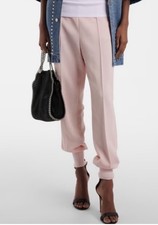 Stella McCartney Julia Crepe Jogger Pants Pink  Size 40 NWT MSRP$595