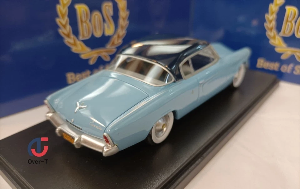 BOS 1:43 Studebaker Commander Blue Black Commander Simulation Car Model - Image 3 of 4