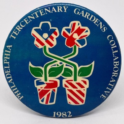 1982 Philadelphia 300th Anniversary Pin Badge William Penn US UK Flaggen 