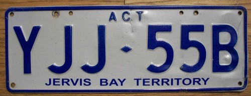AUSTRALIAN CAPITAL TERRITORY - JERVIS BAY TERRITORY NUMMERNSCHILD - YJJ-55B