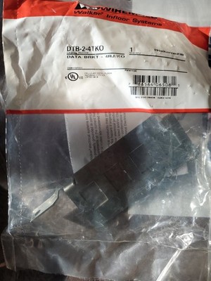 WIREMOLD DTB-2-4TKO DATA BRACKET 4RJ/KO (QTY-10)
