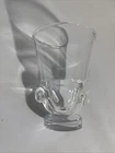 Vintage Crystal STEUBEN Vase Scroll Base Signed Steuben - 6” BEAUTIFUL!