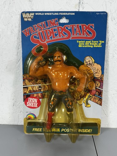 NEW LJN 1984 WWF Superstars of Wrestling Iron Shie...