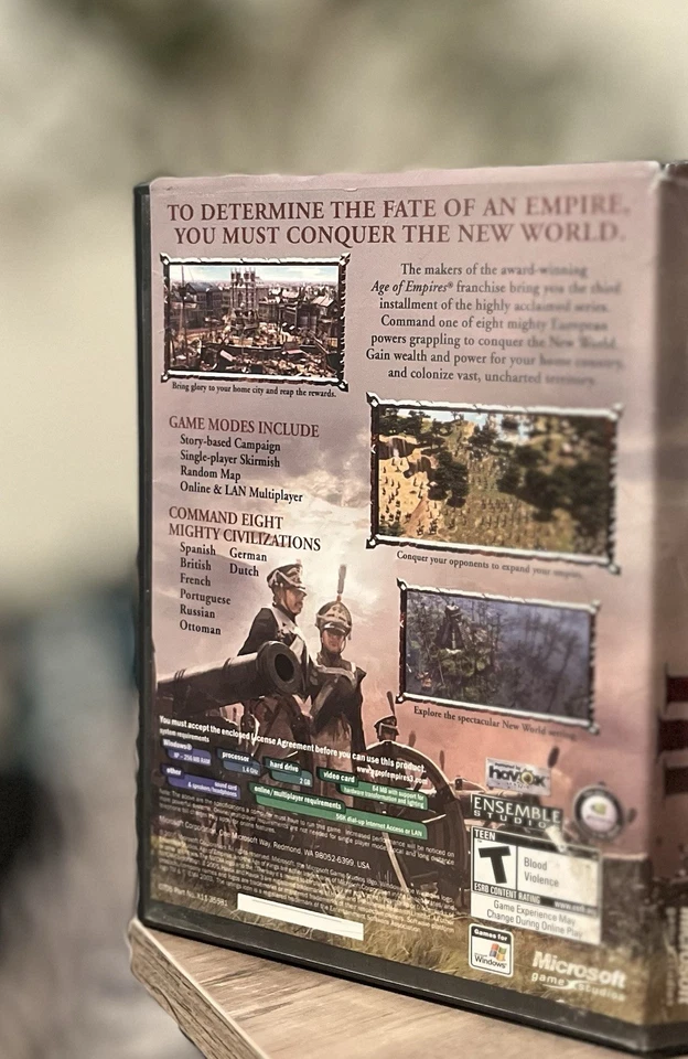 Age of Empires III 2005 Game. Manual Hard box & key 3 DISKS WIN PC CD-ROM Nice - Image 3 of 4