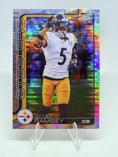2025 Topps Chrome #191 Jalen Ramsey Pulsar Refractor - Steelers