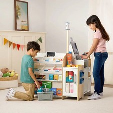 Member's Mark Supermarket Playset Pretend Grocery Store Kids Toy Set New