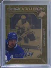 2020-21 SPx Shadow Box Auto Tier 2 7/25 Auston Matthews #SBA-AM Auto 0a4