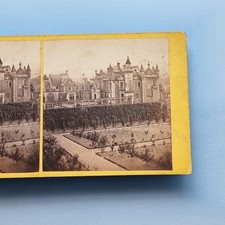 Galashiels Stereoview C1870 Real Photo Scotland Abbotsford Walter Scott WILSON
