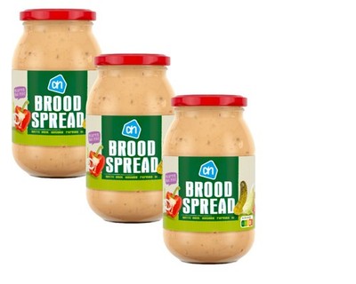 MEGAPACK 3 X BROOD SPREAD 3 X  515G (INSGEASMT 1.545G) BY ALBERT HEIJN