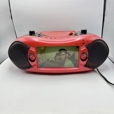 Emerson EDL-2870H 7” Bluetooth DVD CD Boombox AM/FM Radio Streaming Tested