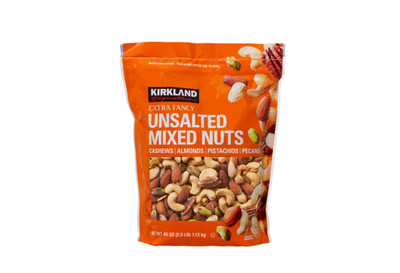 Kirkland Signature Extra Fancy Unsalted Mixed Nuts 40 Oz (2.5 Lb) EXP 02/2027
