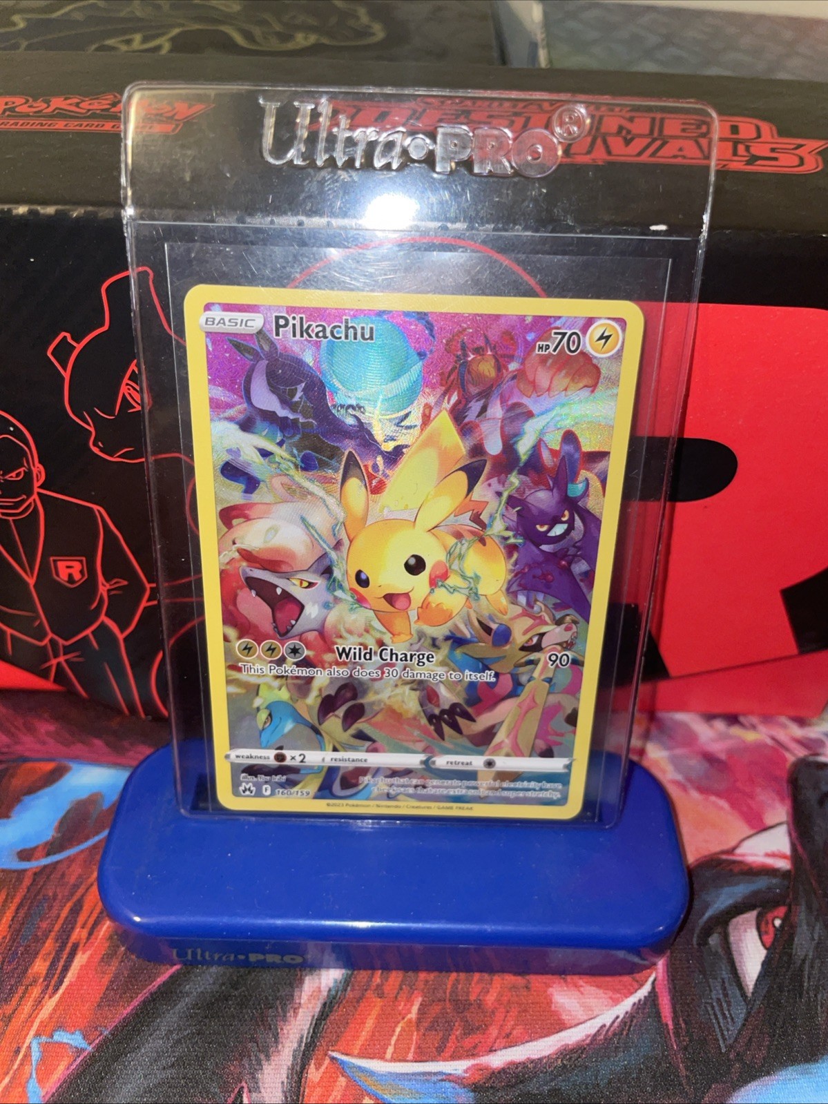 Pikachu 2023 Sword & Shield: Crown Zenith #160/159 Holo (Secret