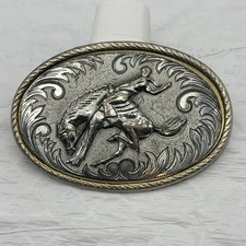 Bronco Riding Belt Buckle