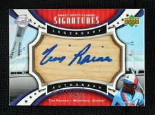 2007 Sweet Spot Classic Legendary Barrel Blue Ink 11/75 Tim Raines Auto HOF 4f5