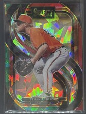 2025 Panini Select Ethan Anderson #133 Green Red Prism