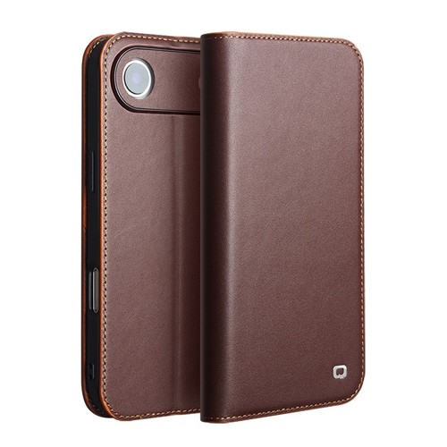 QIALINO Genuine Leather Flip Wallet Book Case Cover f iPhone 14 15 16 17 Pro Max - Picture 23 of 26