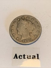 1889 Liberty "V" Nickel Exactly As Pictured Circulated