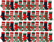 48 Pack Yacht & Smith Womens Warm And Cozy Fuzzy Socks, Colorful Winter Sock