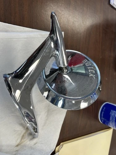 “Buick” Chrome Outside Rear View Mirror # 1195028 - 1960’s Vintage