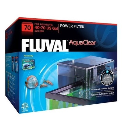 Fluval AquaClear 70 Power Filter - 40-70 Gallon - AC70- NEW!