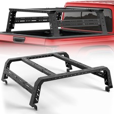 18.11" Hight Adjustable 49.2"-70.8" Length Truck Bed Rack