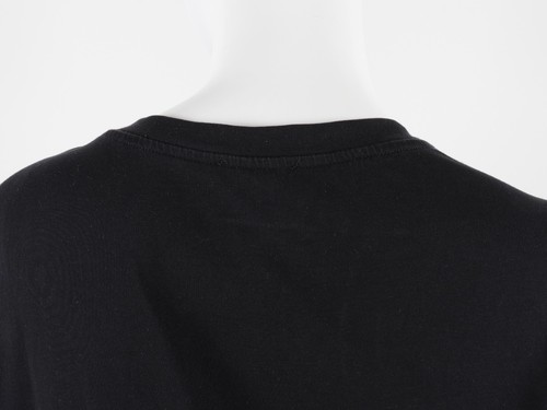 Chanel Burgundy Big Logo Cotton Black Long Sleeve T-Shirt Size L - Picture 6 of 15