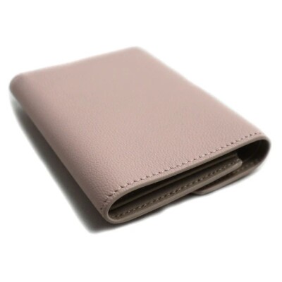 TIFFANY & CO T Wallet Trifold Wallet Leather Pink With Box