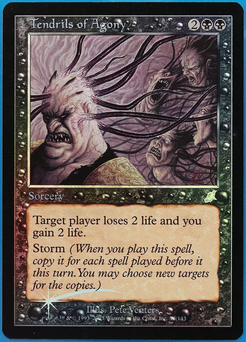 Tendrils of Agony FOIL Scourge NM Black Uncommon MTG CARD (ID# 483218) ABUGames