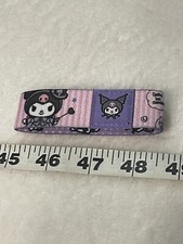 Sanrio Kuromi Purple Stretch Wristband Bracelet Cloth Rubber New