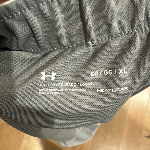 Under Armour Womens XL UA Play Up 3.0 Shorts Grey/White Running Jogging - Picture 3 of 4