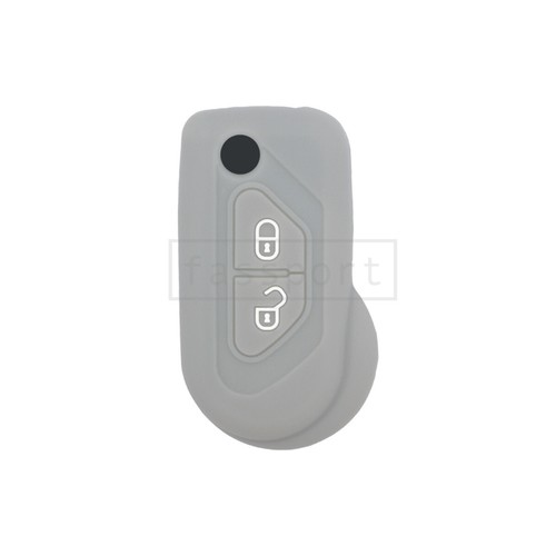 Funda protectora de silicona apta para CITROEN DS3 C3 abatible llavero remoto 2009-17 2 botones - Imagen 12 de 57
