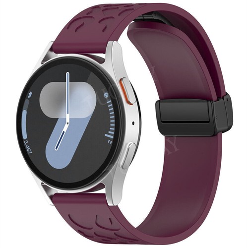 Silicone Magnetic Watch Band 18/20/22mm Quick Release Smart Watch Strap Bracelet - Picture 13 of 72