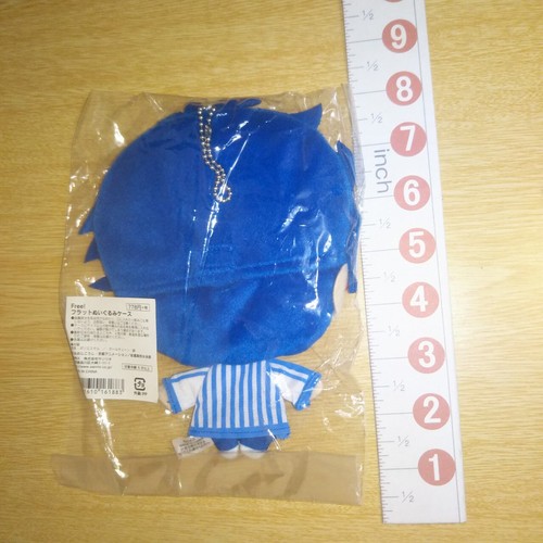 A64726 Free / Anime / Flat plush case pouch keychain / Rei Ryugazaki - Picture 3 of 3