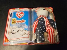 McDonald  s 2000 TY Teenie Beanie International Bears II Spangle The Bear