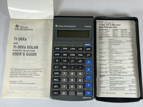 Texas Instruments TI-30XA Scientific Calculator - Shell Included - TESTED - Picture 12 of 12
