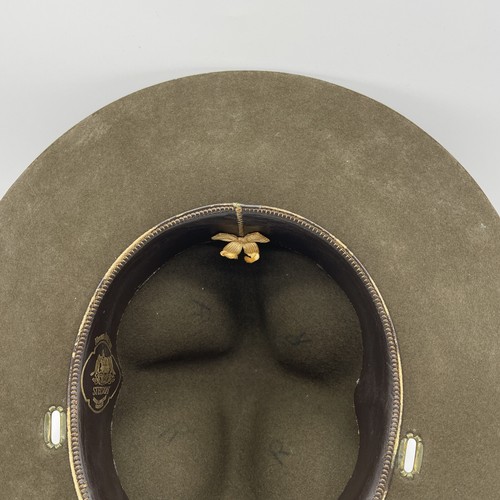 Vintage Rare John B. Stetson Company Nutria Quality Fur Felt Campaign Cowboy Hat - Picture 12 of 18